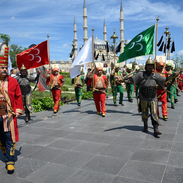 Jandarma Mehteran Birliği, Selimiye Meydanı'nda konser verdi