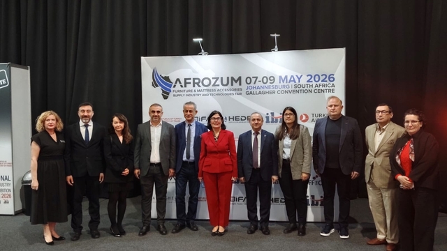 Türkiye yatak endüstrisi Güney Afrika Cumhuriyeti'ndeki fuara katıldı
