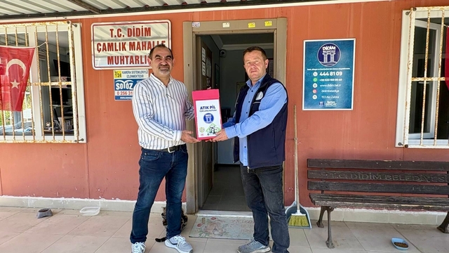 Didim'de atık piller geri dönüşüme kazandırılıyor