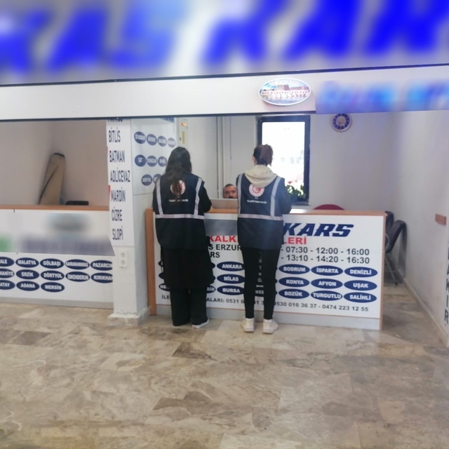 Kars'ta şehirlerarası otobüs firmalarına sıkı denetim
