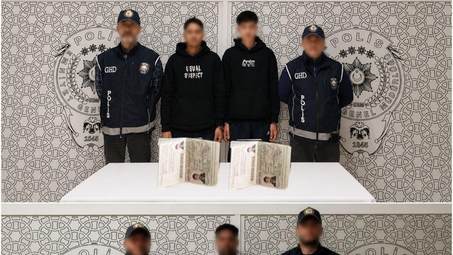 Bayburt'ta 5 düzensiz göçmen yakalandı