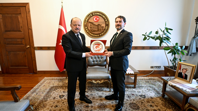 YEĞİTEK Genel Müdürü Canlı, Kastamonu Valisi Dallı'yı ziyaret etti