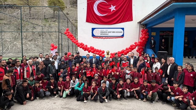 Şehit Eren Kızıldağ'ın ismi köyündeki okula verildi