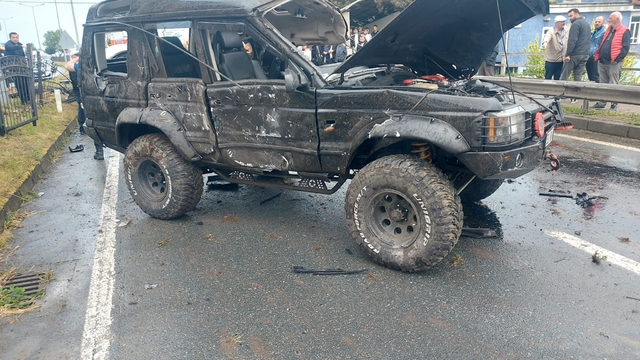 Rize'de trafik kazasında 1 kişi öldü, 7 kişi yaralandı