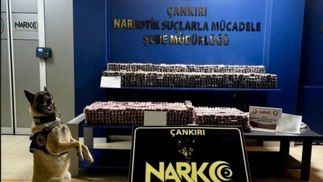 Çankırı'da araçlarında 85 bin uyuşturucu hap bulunan 2 zanlı tutuklandı