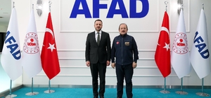 AK Parti Siirt İl Başkanı Özturan'dan AFAD Başkanı Pehlivan'a ziyaret
