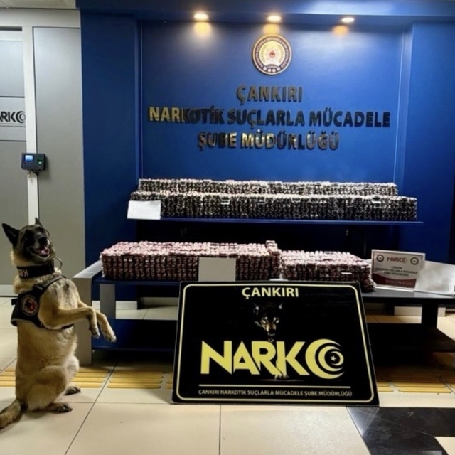 Çankırı'da uyuşturucu operasyonu: 85 bin adet hap ele geçirildi