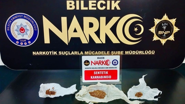 Bilecik'te uyuşturucu operasyonu: 1 şüpheli yakalandı