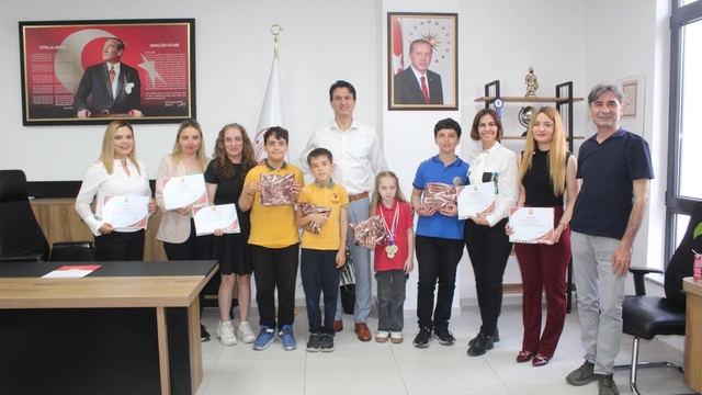 Köyceğiz'de akıl ve zeka oyunlarında il birincileri ödüllendirildi