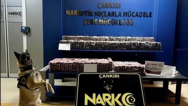 Çankırı'da uyuşturucu operasyonu: 85 bin adet hap ele geçirildi