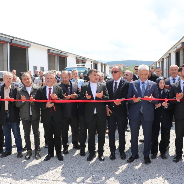 Cumayeri'nde karma sanayi sitesi dualarla açıldı