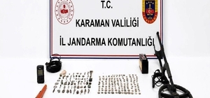 Karaman'da tarihi eser ele geçirildi: 12 tutuklama
