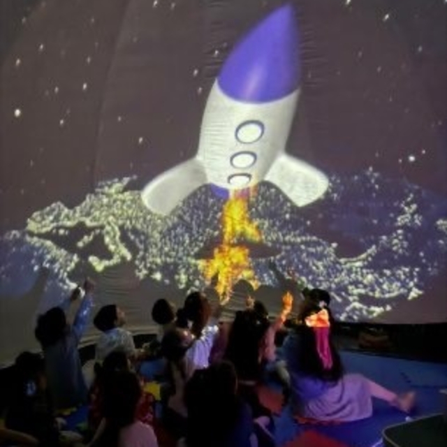 Minik astronotlar uzaya yolculuk yaptı