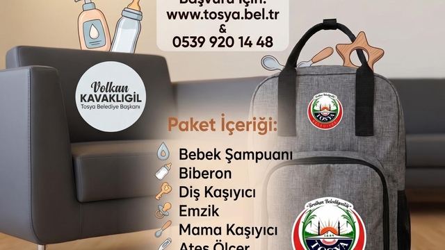Tosya'da yeni doğan bebeklerin ailelerine destek