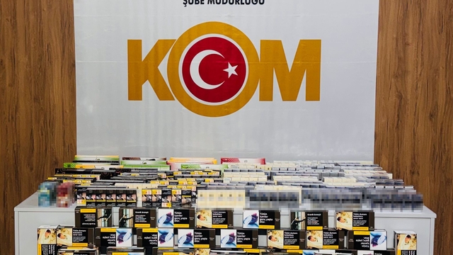 Samsun'da kaçak tütün mamülleri operasyonu