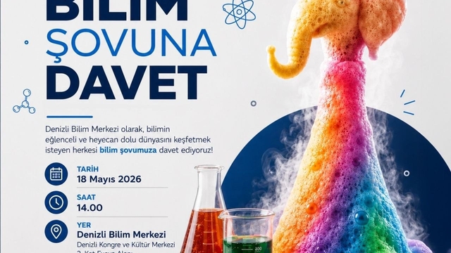 Denizli Bilim Merkezi'nde her yaşa uygun 'Bilim Şovu' yapılacak