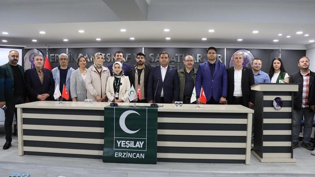 Yeşilay Erzincan genel kurulu yapıldı