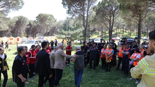 Kazdağları'nda gerçeğini aratmayan arama kurtarma tatbikatı