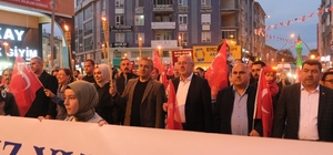 Karaman'da Türk Dil Bayramı etkinlikleri kapsamında fener alayı düzenlendi