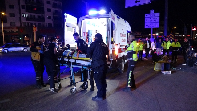 Malatya'da cip ile motosiklet çarpıştı: Motokurye yaralandı