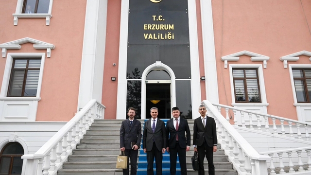 Azerbaycan Kars Başkonsolosu Zamin Aliyev Erzurum'da