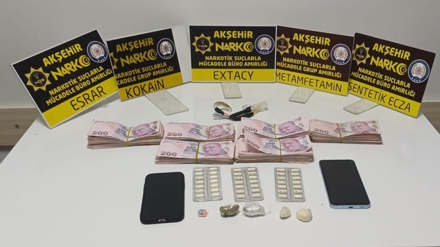 Akşehir'de uyuşturucu operasyonu: 1 tutuklama