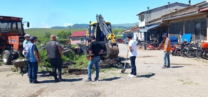 İlçede doğalgaz altyapı çalışmaları devam ediyor
