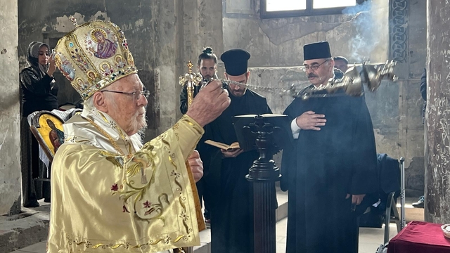 Fener Rum Patriği Bartholomeos, Nevşehir'de ayin yönetti