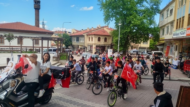 Boyabat'ta bisiklet turu yapıldı