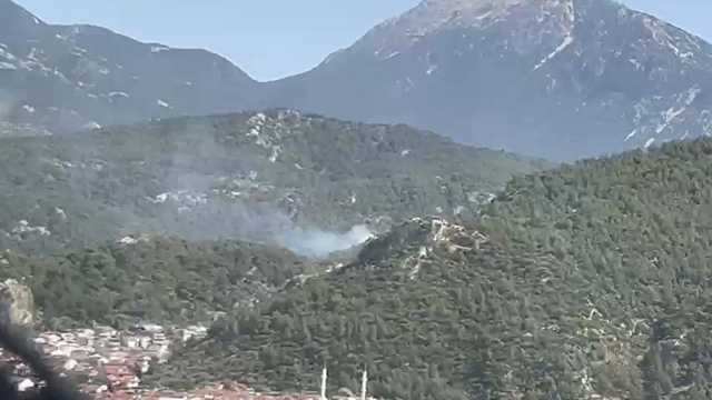 Fethiye'de orman yangını
