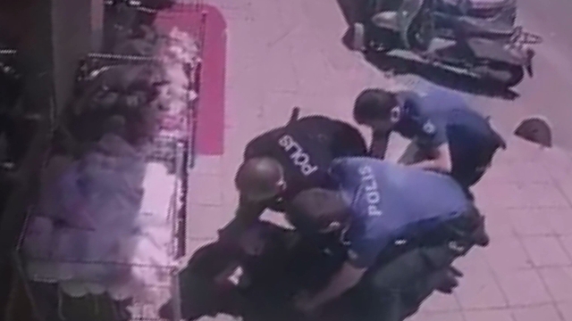 Çorlu'da 2 polisin şehit olduğu olayda saldırganın yakalanma anı görüntüleri ortaya çıktı