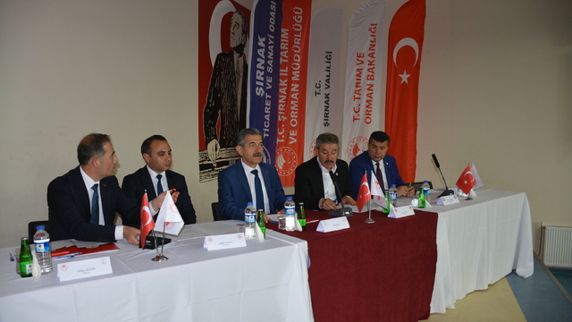 Silopi Sera Organize Tarım Bölgesi Projesi'nin tanıtımı yapıldı