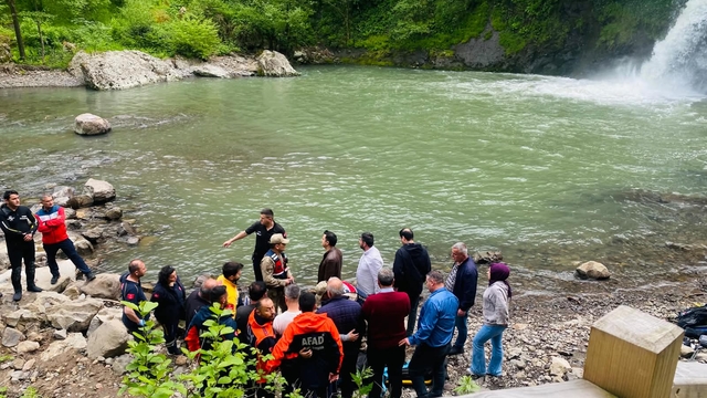 Ordu'da şelalenin göletine giren kişi boğuldu