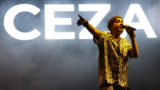 Kocaeli'de Türk rap müziği sanatçısı "Ceza" konser verdi