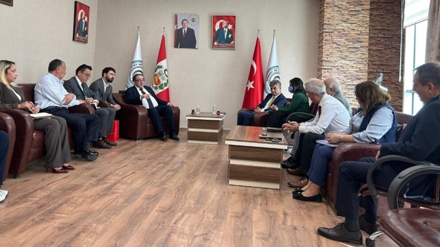 (BEKLEYECEK) Peru Cumhuriyeti Ankara Büyükelçisinden SANKON'a ziyaret
