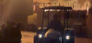 Amasra'da bir evde çıkan yangın köy konağına ve camiye sıçradı