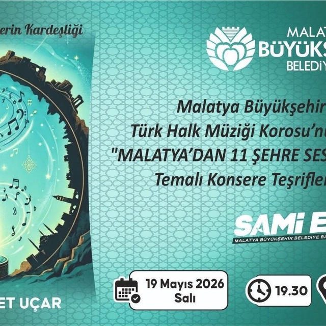 Malatya'dan 11 şehre türkü köprüsü