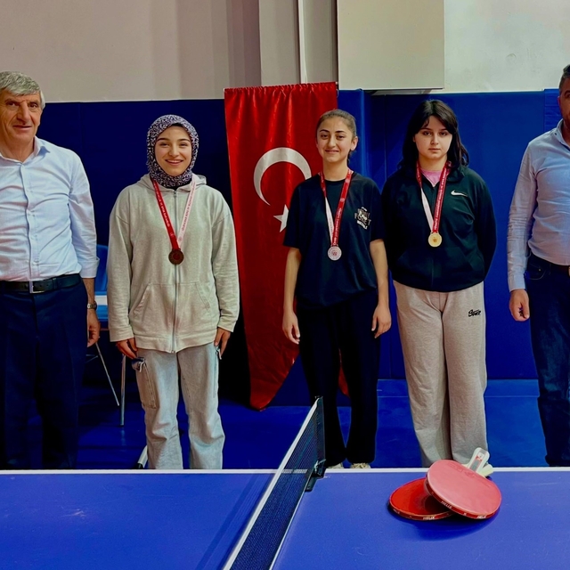 Bilecik'te Liseler Arası Masa Tenisi Müsabakaları tamamlandı