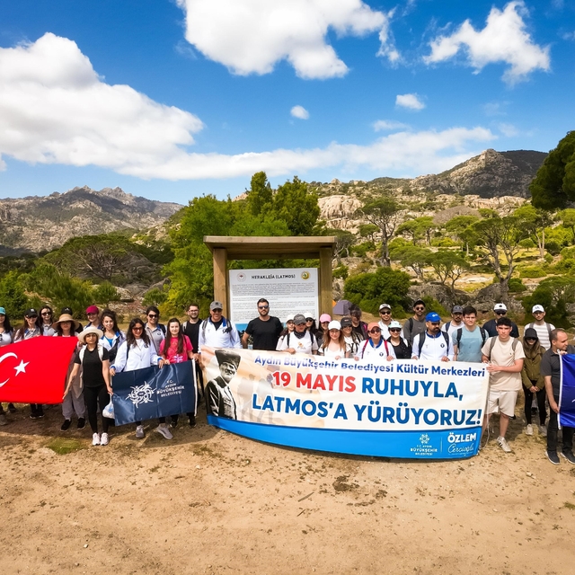 Aydın Büyükşehir'den gençler için trekking etkinliği