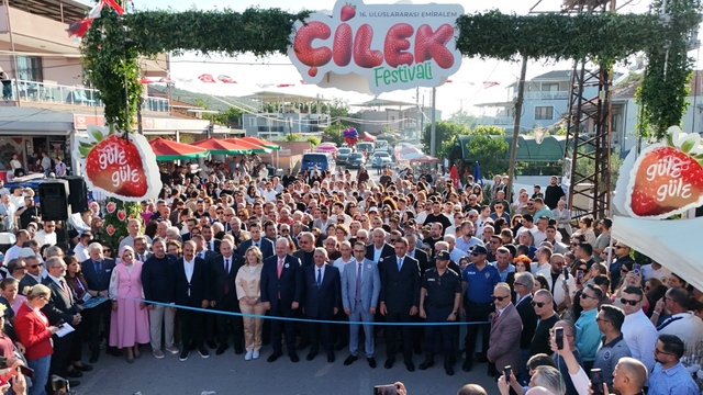 Çilek tadında festival, milyonu aşkın misafir ağırladı