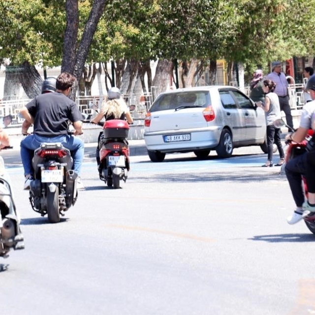 Muğla'da 4 kişiden birisi motosiklet sahibi