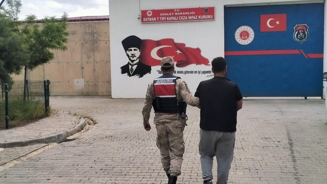 Batman'da 14 yıl hapis cezası bulunan şahıs yakalandı