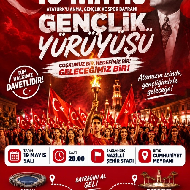 Başkan Tetik, vatandaşları yürüyüşe davet etti