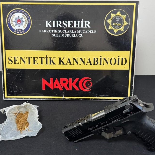 Kırşehir'de uyuşturucu operasyonu: 1 tutuklama
