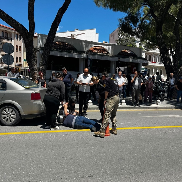 Menteşe'de motosiklet kazası: 1 yaralı