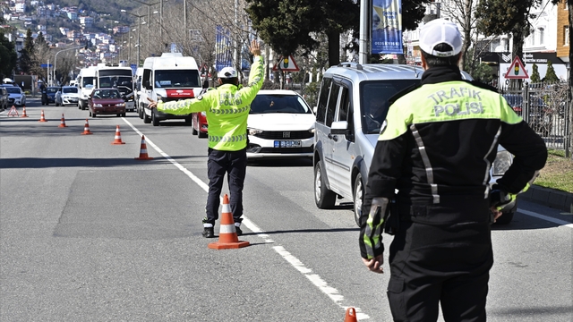 Ordu'da bir haftada 20 binden fazla araç ve sürücüsü denetlendi