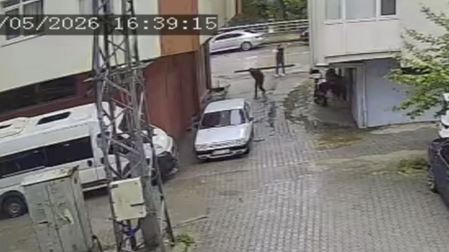 Kuzenini sokak ortasında vurmuştu: O anlar güvenlik kamerasında