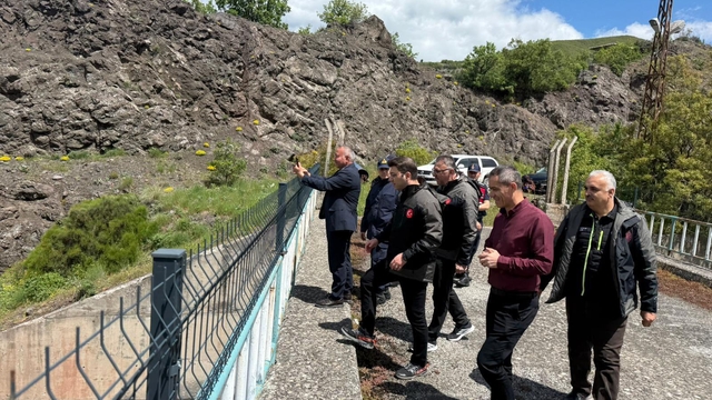 Almus Kaymakamı Çömen, Almus Baraj Gölü'nde inceleme yaptı