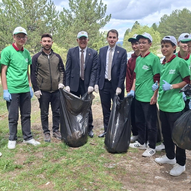 Hisarcık'ta orman yangınlarının önlenmesine yönelik "Orman Benim" etkinliği