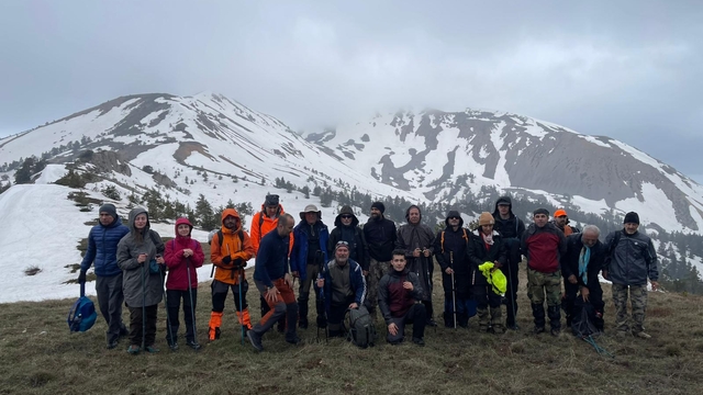 Çankırı'da dağcılar 19 Mayıs'ı Ilgaz'ın zirvesinde kutladı